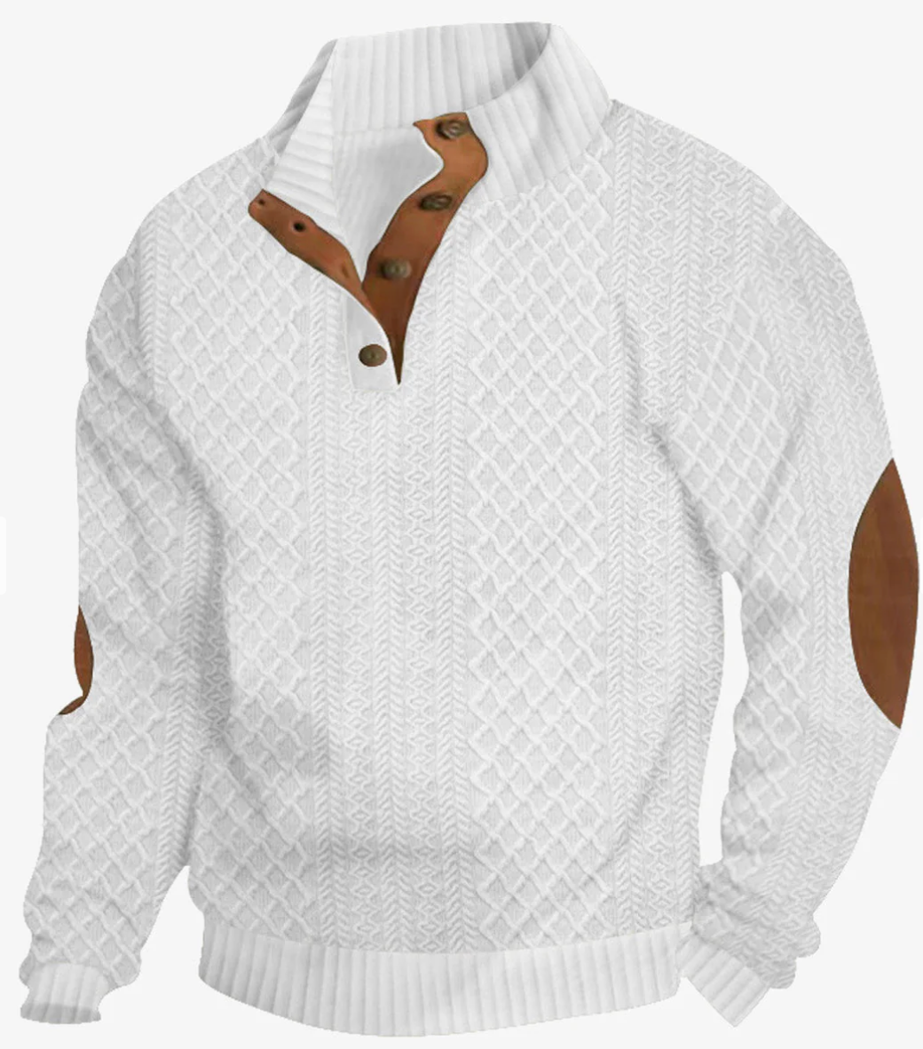 DUSTIN - Felpa da uomo in maglia a trecce