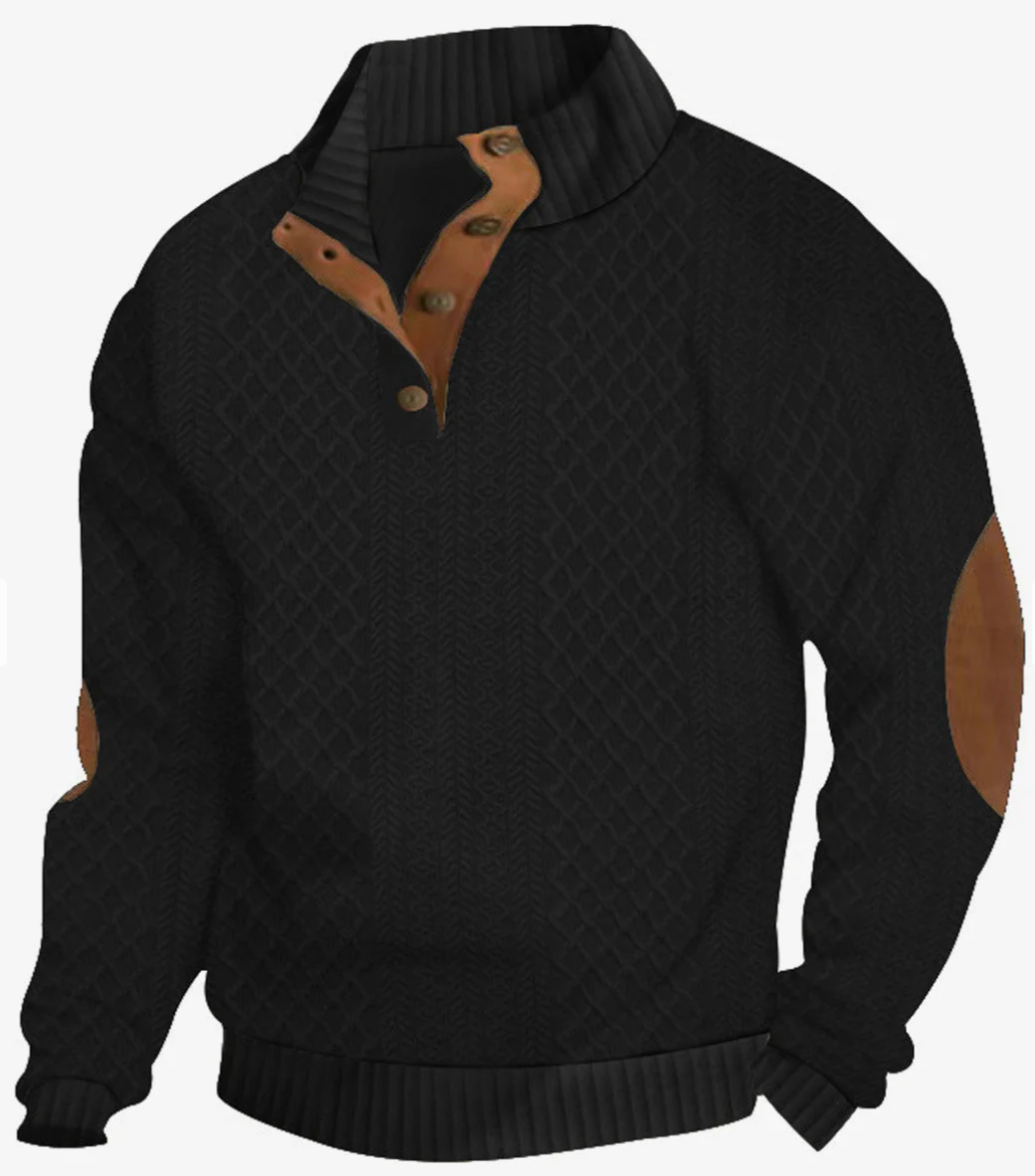 DUSTIN - Felpa da uomo in maglia a trecce